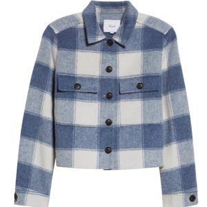 Rails Steffi Buffalo Plaid Wool Blend Trucker Jacket